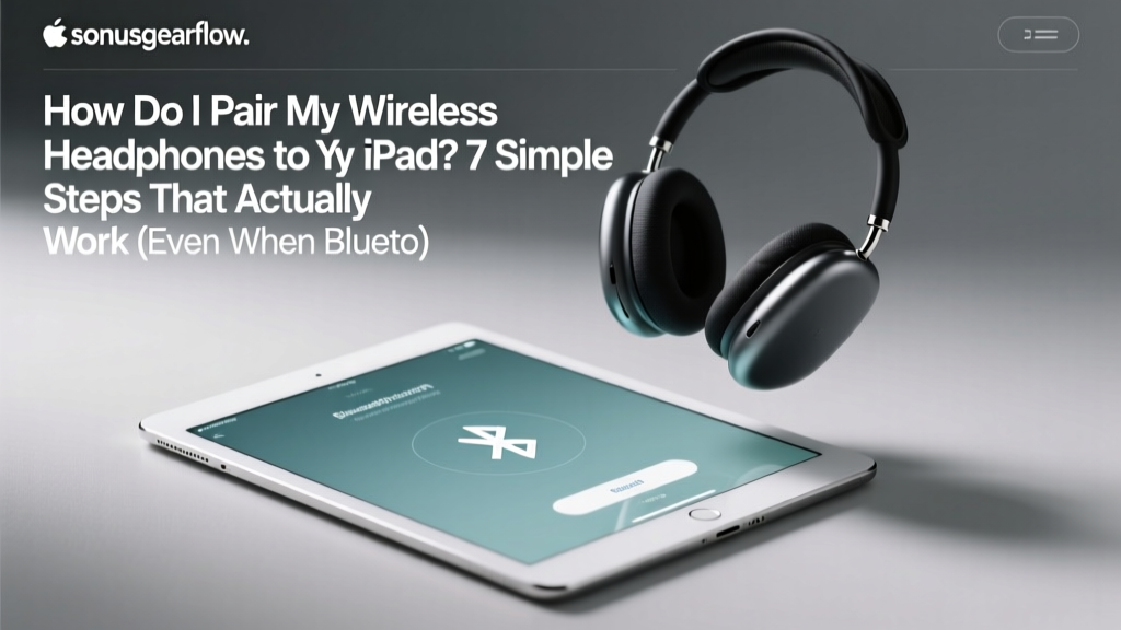 How Do I Pair My Wireless Headphones To My Ipad (2026)