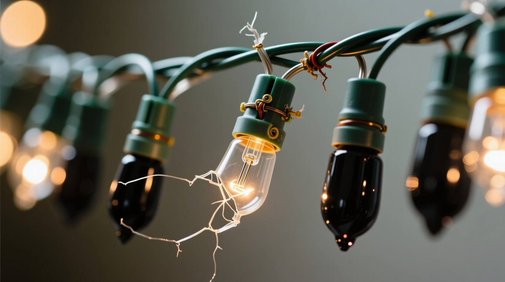 why does one strand of my lights go out and take others with it