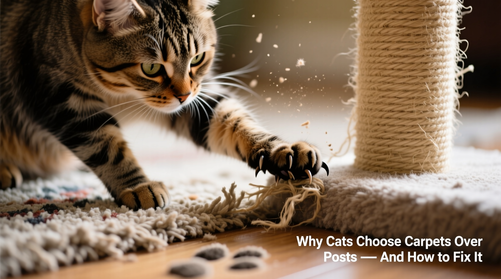 why is my cat scratching the carpet instead of the scratching post solutions that work