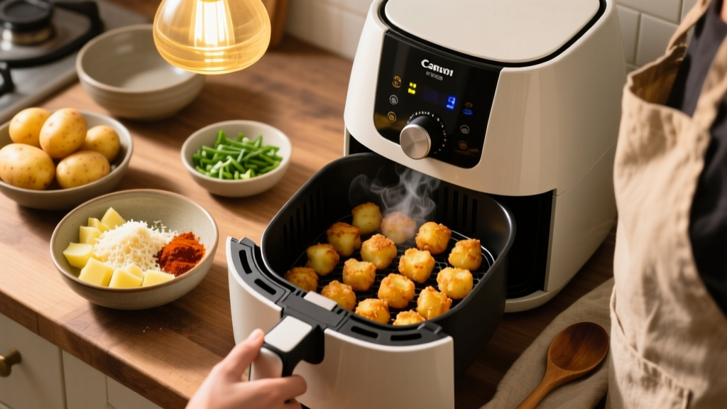 Homemade Air Fryer Tater Tots (From Scratch!)