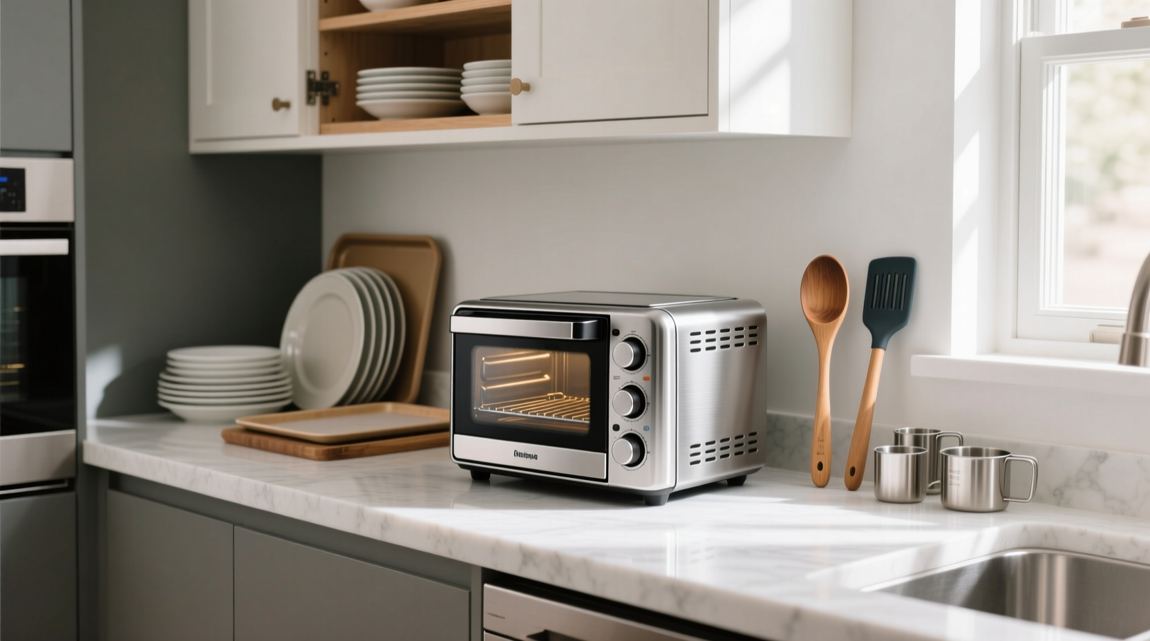 is the air fryer toaster oven combo actually saving counter space or just cluttering it