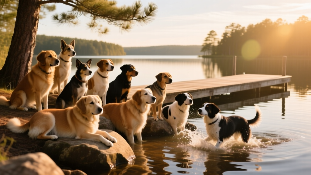 These 14 Dogs Are All of Us Savoring Our Last Few Days at the Lake