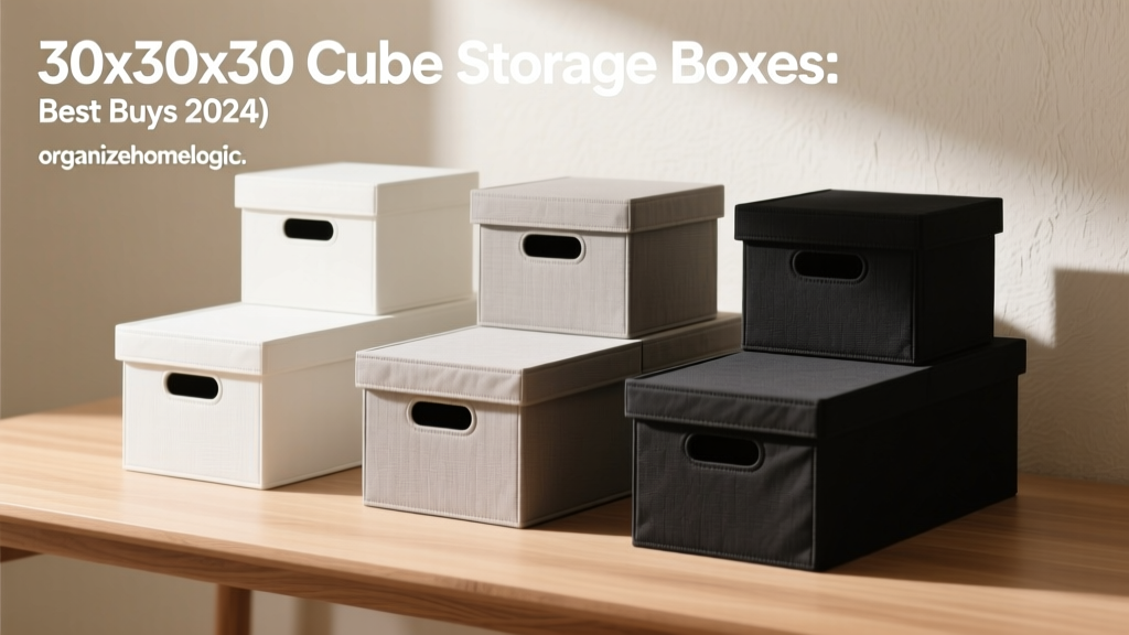 30x30x30 Cube Storage Boxes: Best Buys (2024)