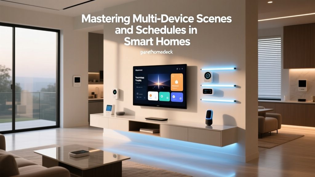 Mastering Multi-Device Scenes and Schedules in Smart Homes