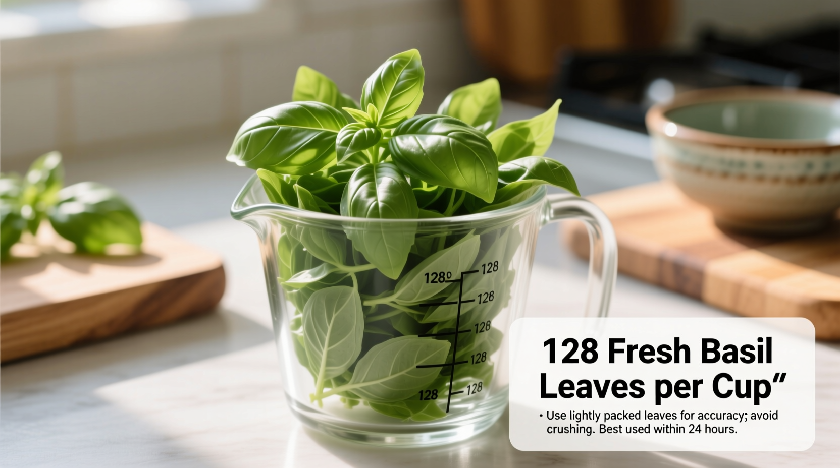 Basil Leaves Per Cup: Quick Guide | TheHomeSprouts