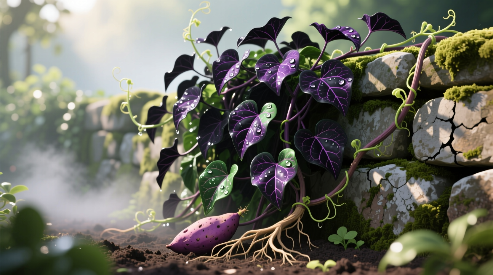 blackie sweet potato vine