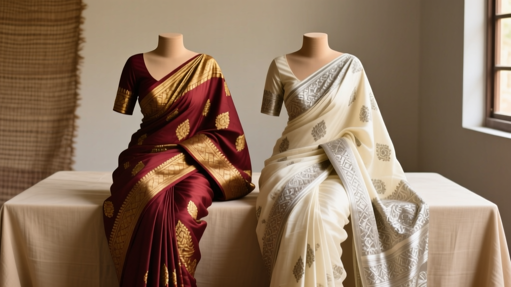 Kanchipuram vs Banarasi Silk: 2026 Zari Purity Guide