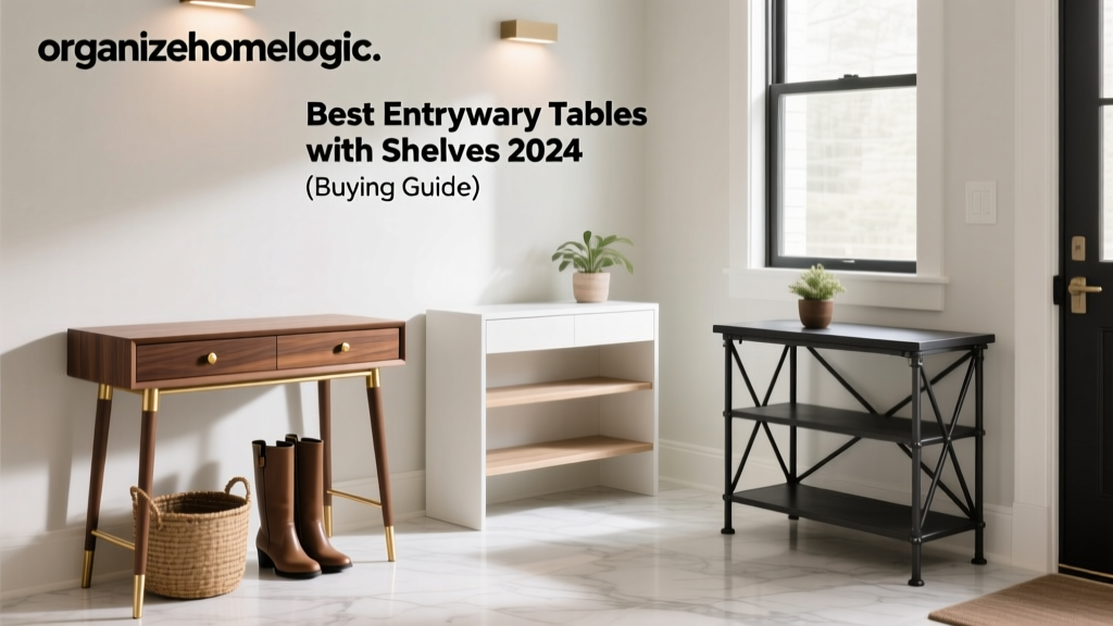 Best Entryway Tables with Shelves (2024 Buying Guide)