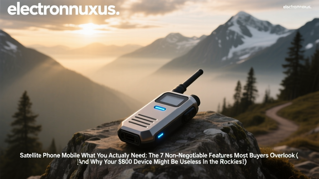 Satellite Phone Mobile What You Actually Need: The 7 Non-Negotiable Features Most Buyers Overlook (And Why Your $800 Device Might Be Useless in the Rockies)