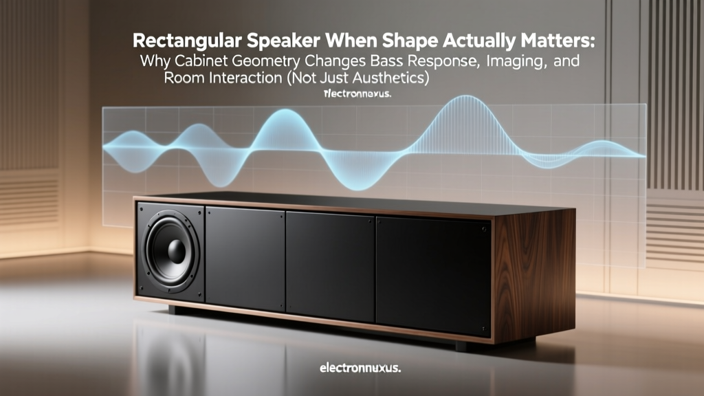 Rectangular Speaker When Shape Actually Matters: Why Cabinet Geometry Changes Bass Response, Imaging, and Room Interaction (Not Just Aesthetics)