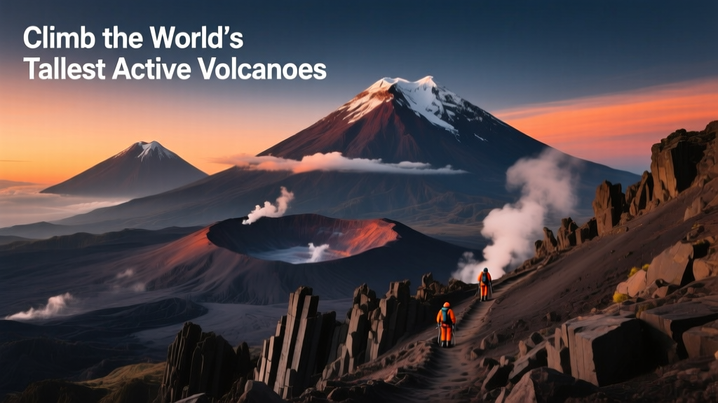 The Tallest Active Volcanoes You Can Actually Climb