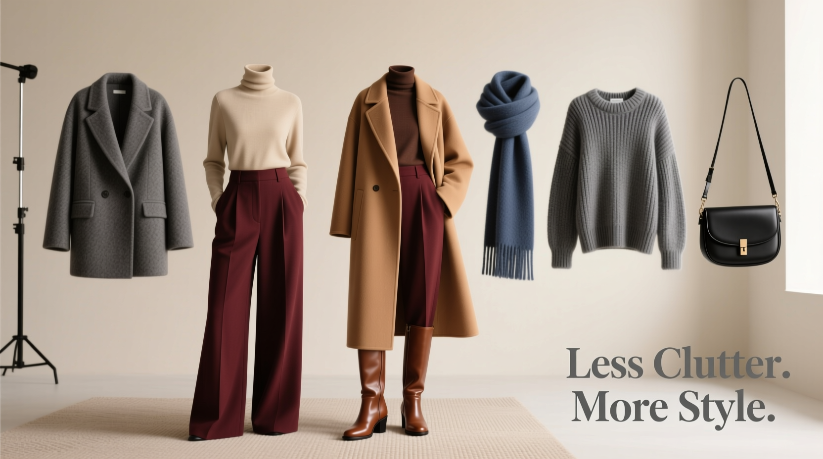 capsule wardrobe essentials for fall creating outfits with less clutter