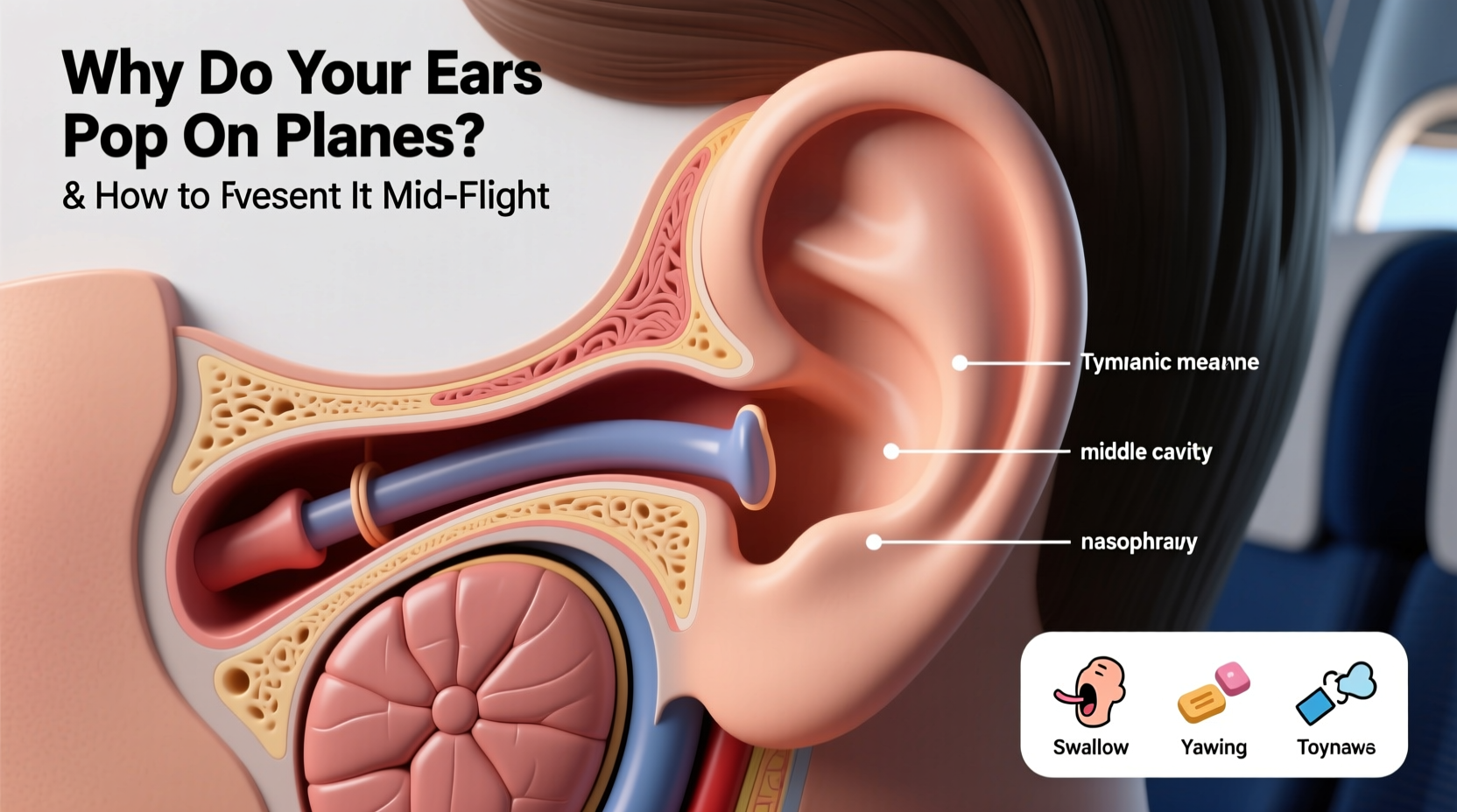 why do my ears pop on planes and how to prevent discomfort mid flight