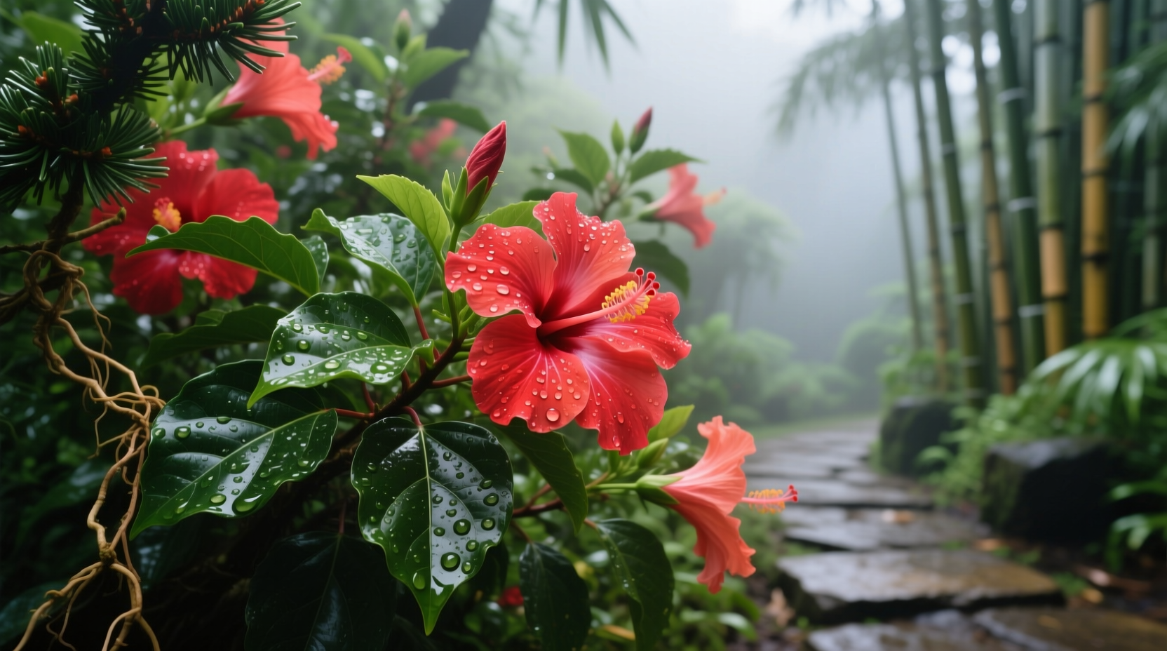 are hibiscus evergreen