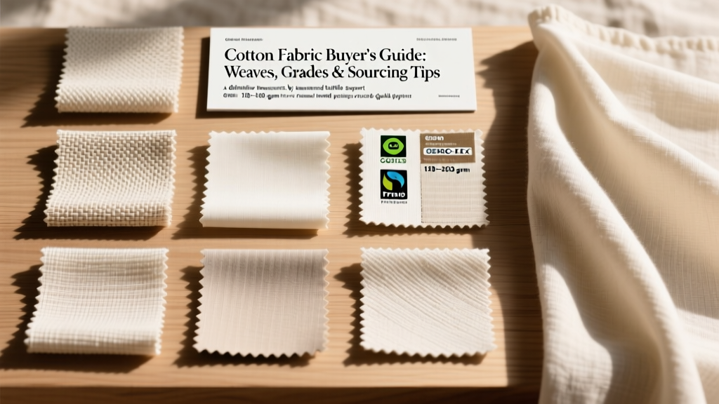 Cotton Fabric Buyer’s Guide: Weaves, Grades & Sourcing Tips