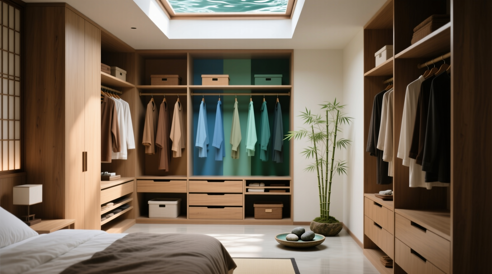 closet organization feng shui tips