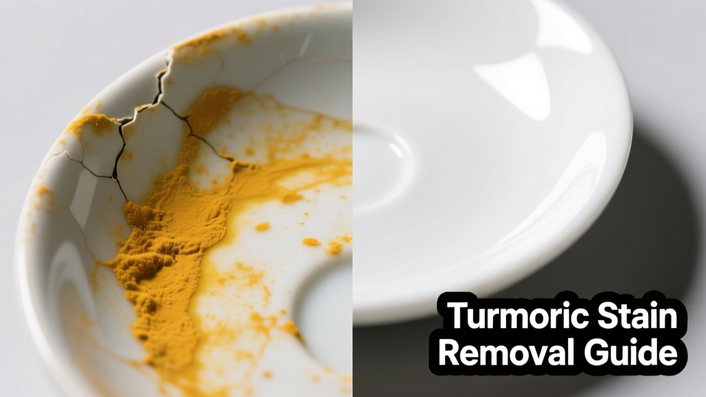 How to Remove Turmeric Stains from Porcelain Safely