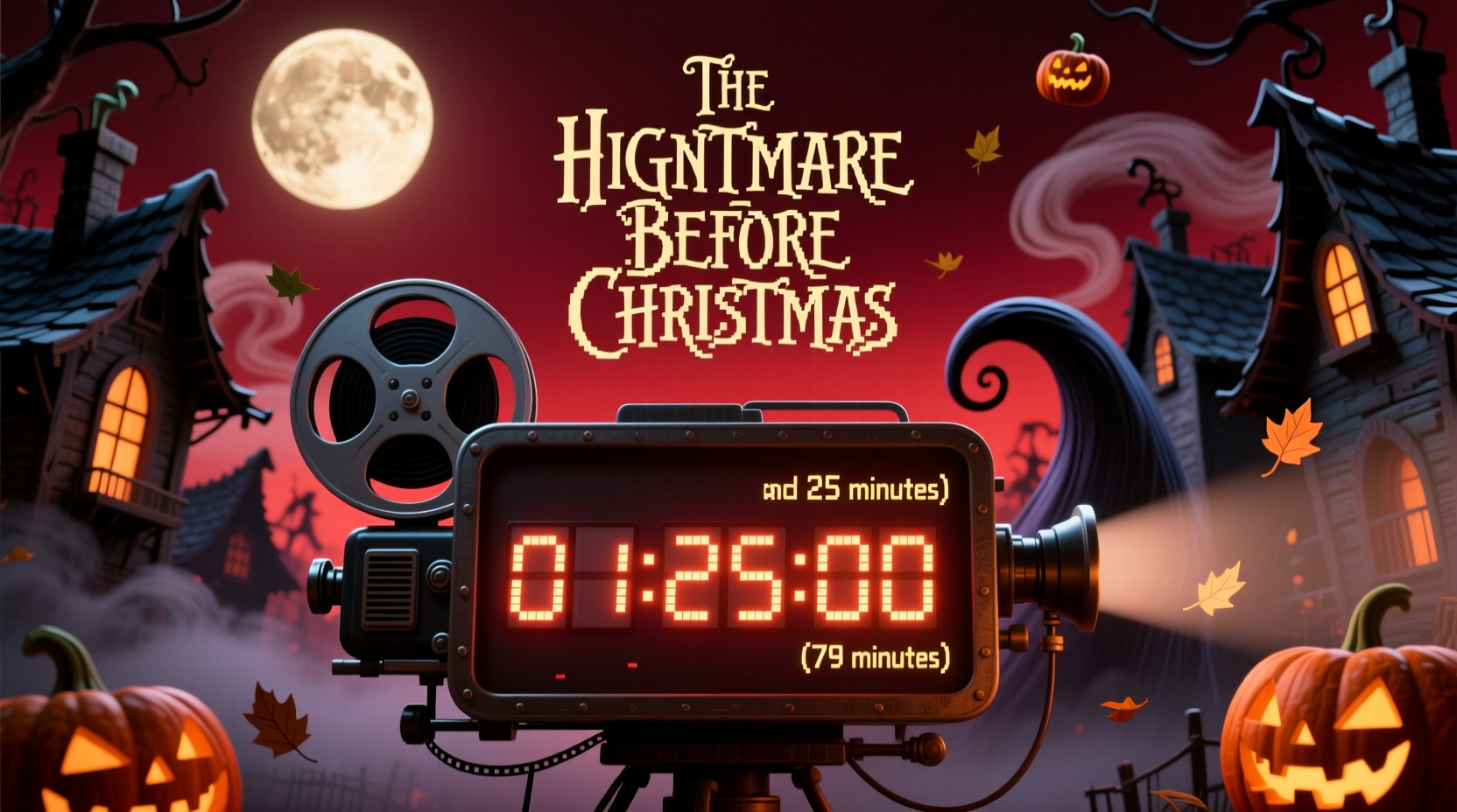 how long is the nightmare before christmas