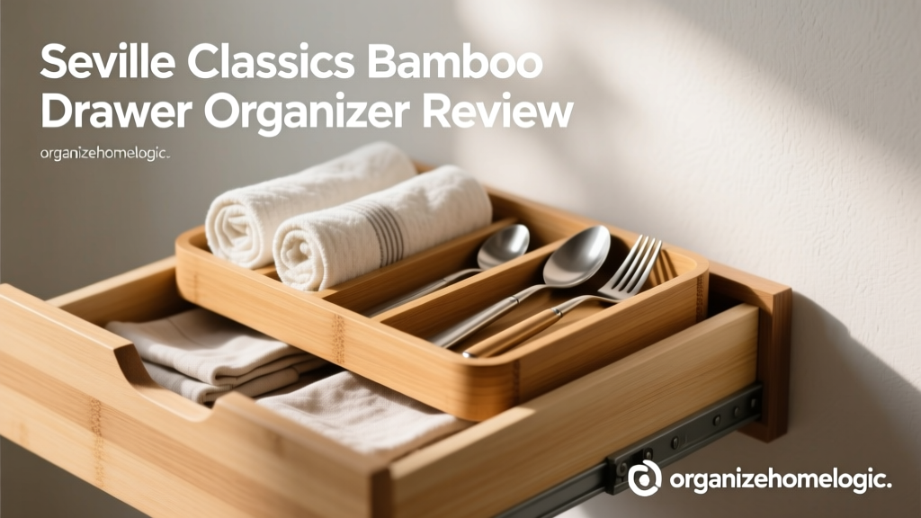 Seville Classics Bamboo Drawer Organizer Review