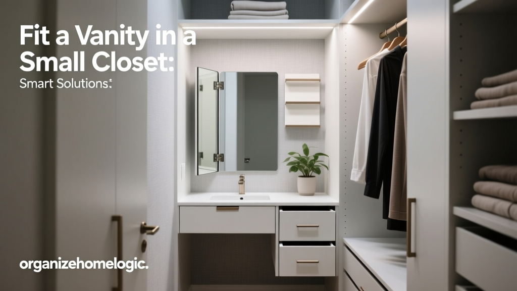 Fit a Vanity in a Small Closet: Smart Solutions