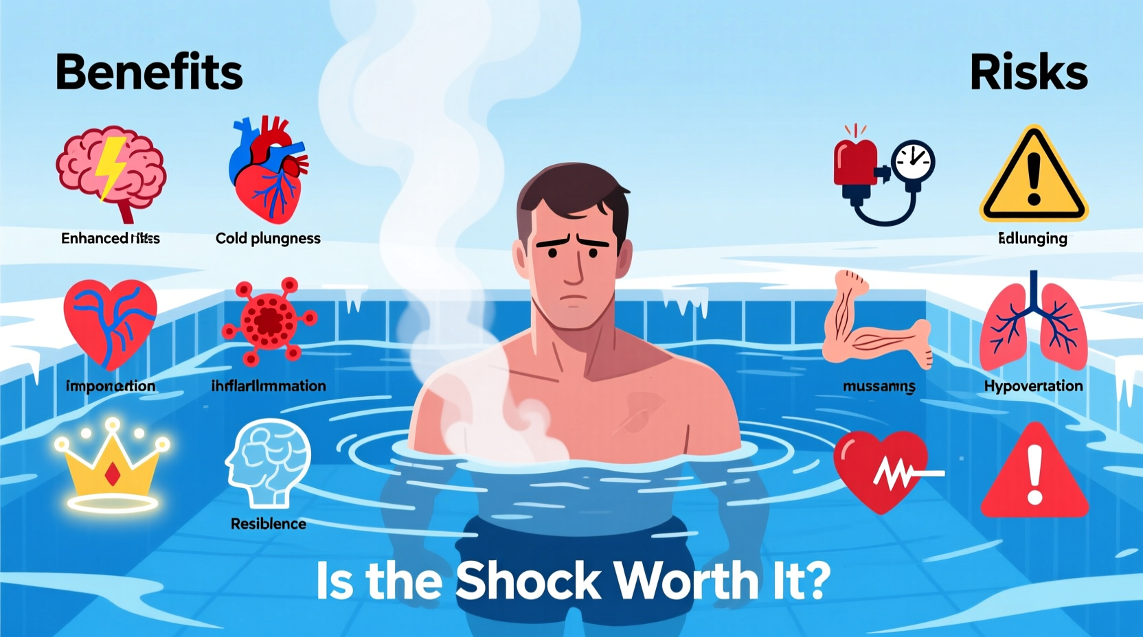 cold plunge benefits vs risks for average person is the shock worth it