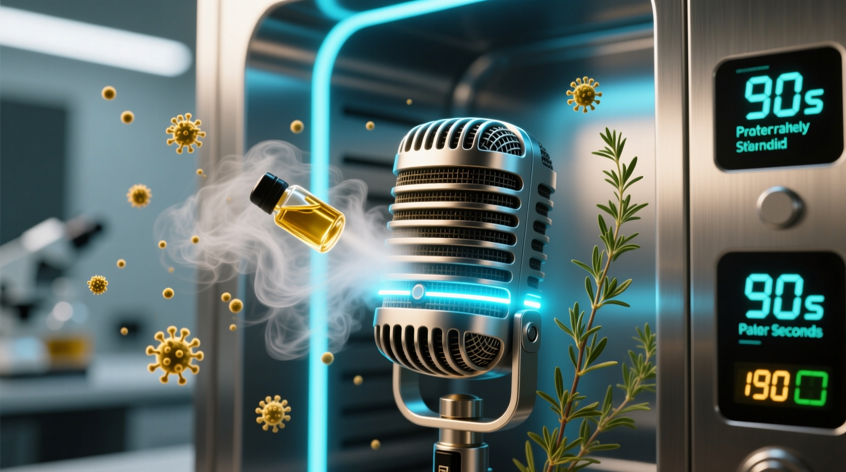 eco friendly cleaning tips thyme oil vapor for karaoke mics