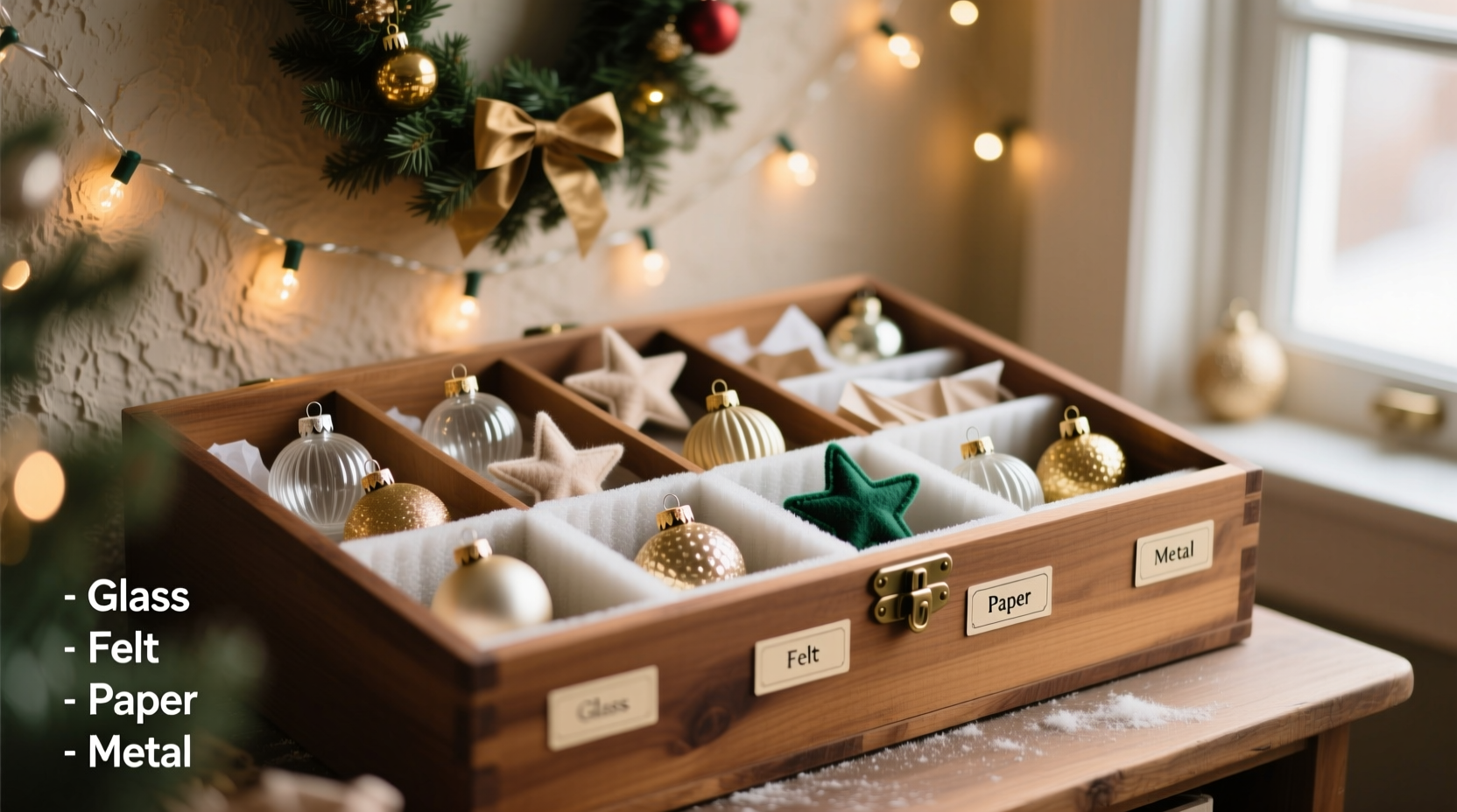how to store christmas ornaments to prevent cracking and fading over time