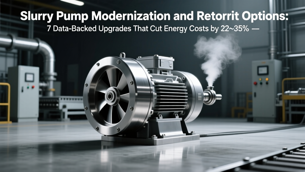 Slurry Pump Retrofit: 22–38% Energy Savings, ROI <14 Mo