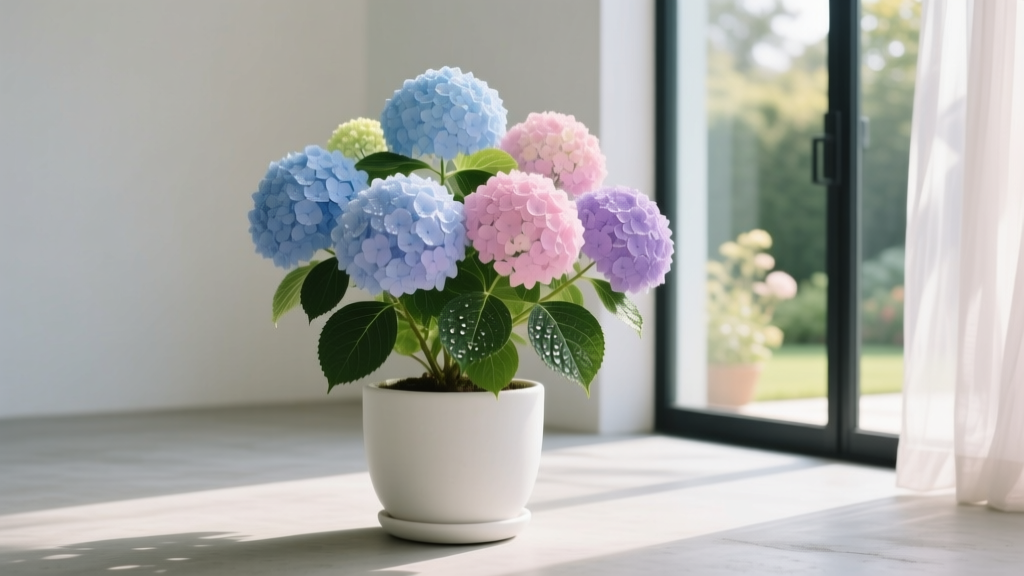 Hydrangea Light Requirements: Bright Indirect Only