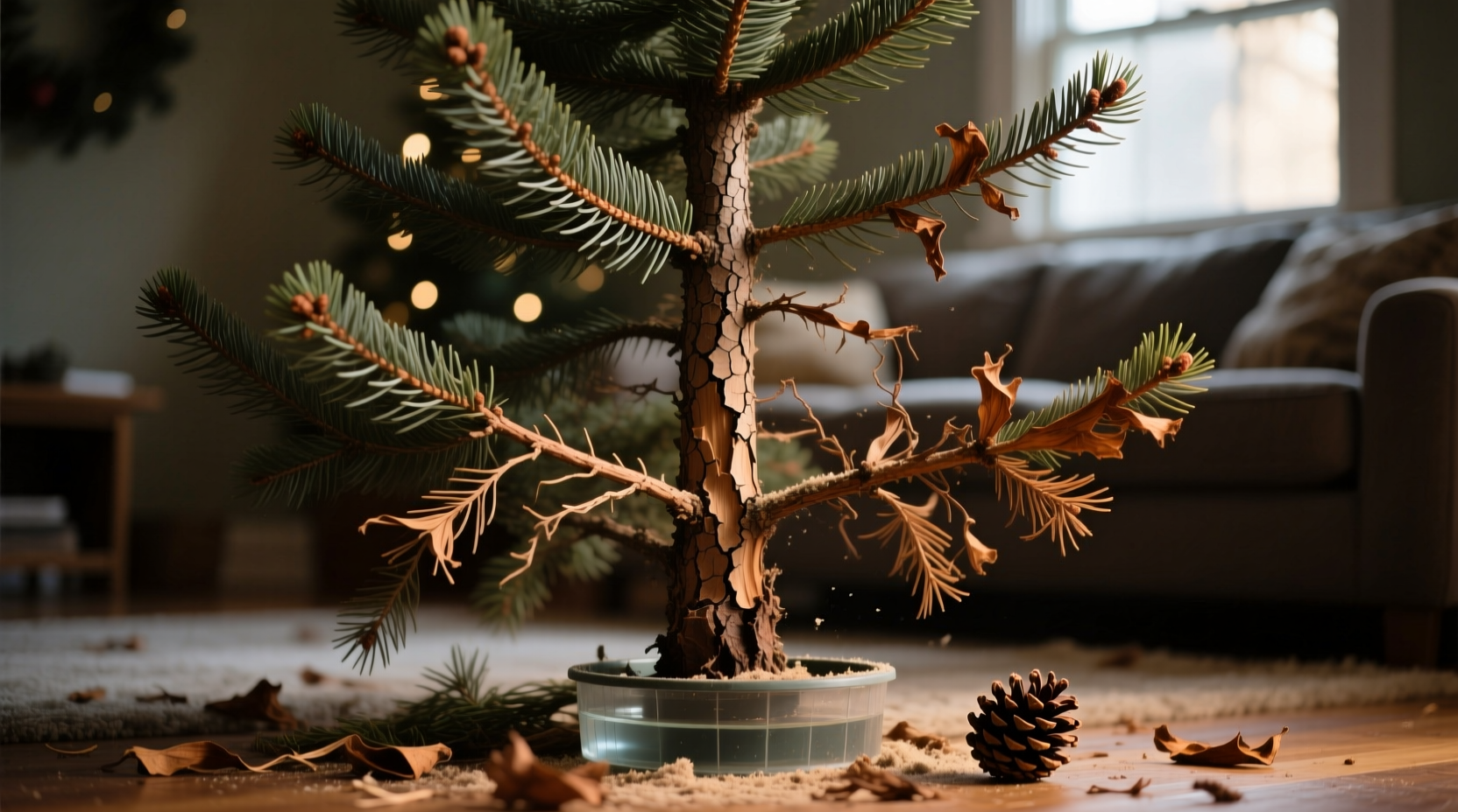 why does my christmas tree dry out in just a week