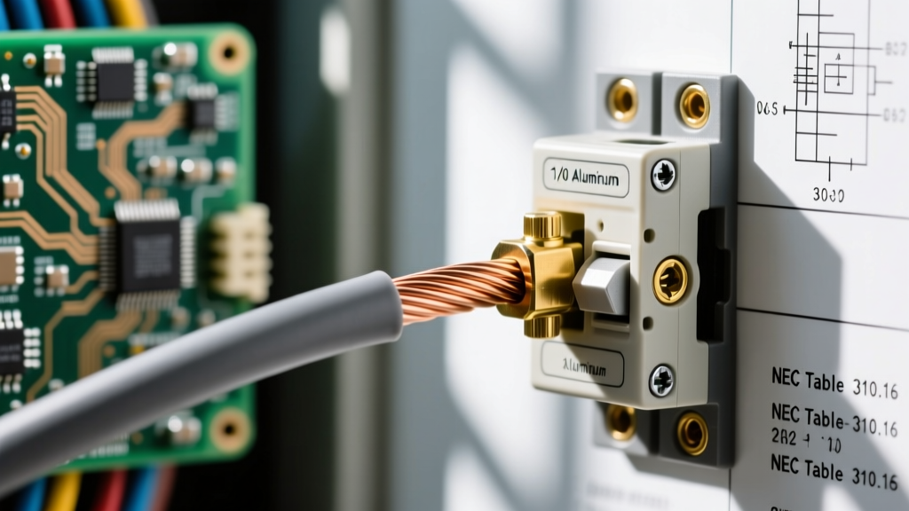Sizing 1/0 Aluminum Wire for 100 Amp Service: Ampacity and Code Rules