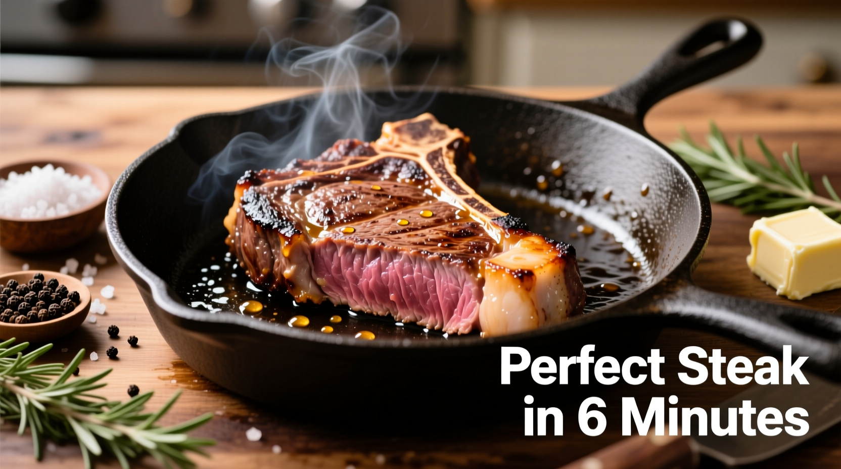 how do you cook steak in a cast iron pan