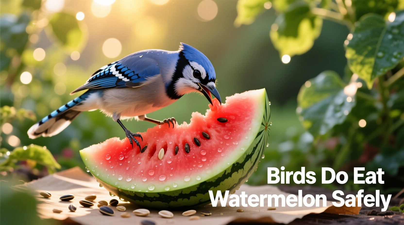 do birds eat watermelon