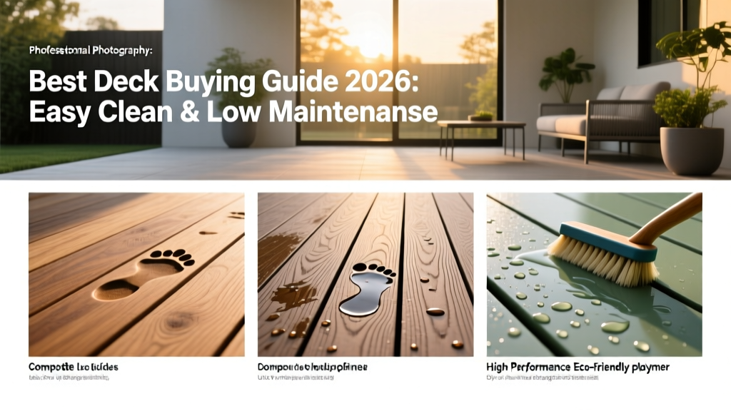 Best Deck Buying Guide 2026: Easy Clean & Low Maintenance