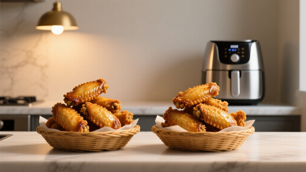 How to Air Fry Chicken Wings Without Flipping: The 2-Bask...