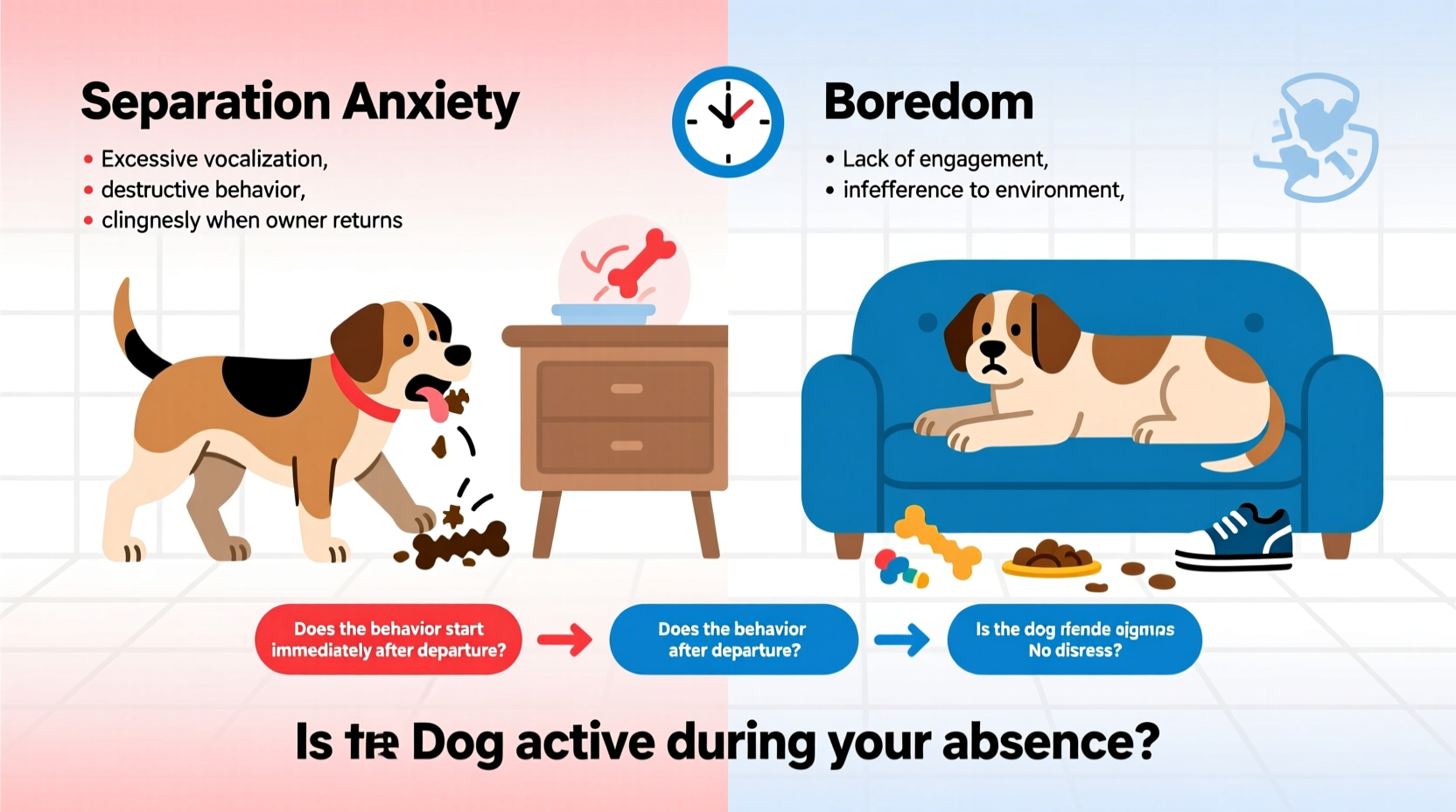 identifying dog separation anxiety vs boredom how to tell the difference accurately