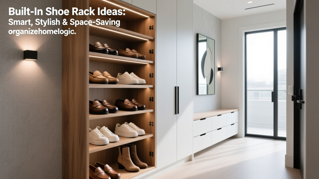 Built-In Shoe Rack Ideas: Smart, Stylish & Space-Saving