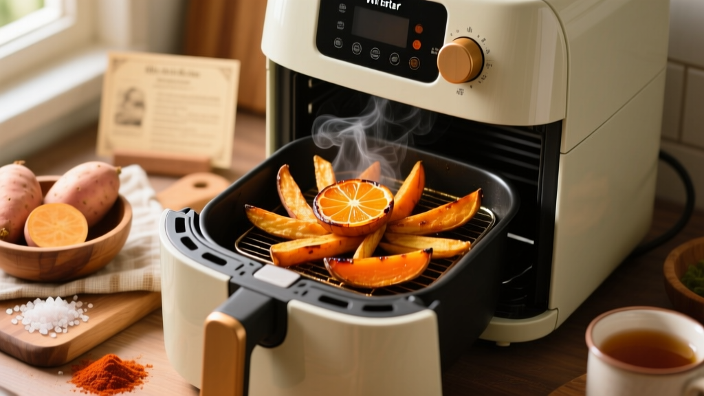 Sweet Potato Fries in Air Fryer Toaster Oven