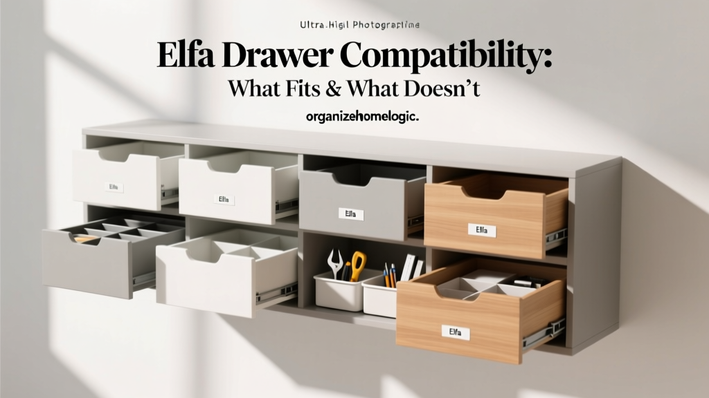 Elfa Drawer Compatibility: What Fits & What Doesn’t
