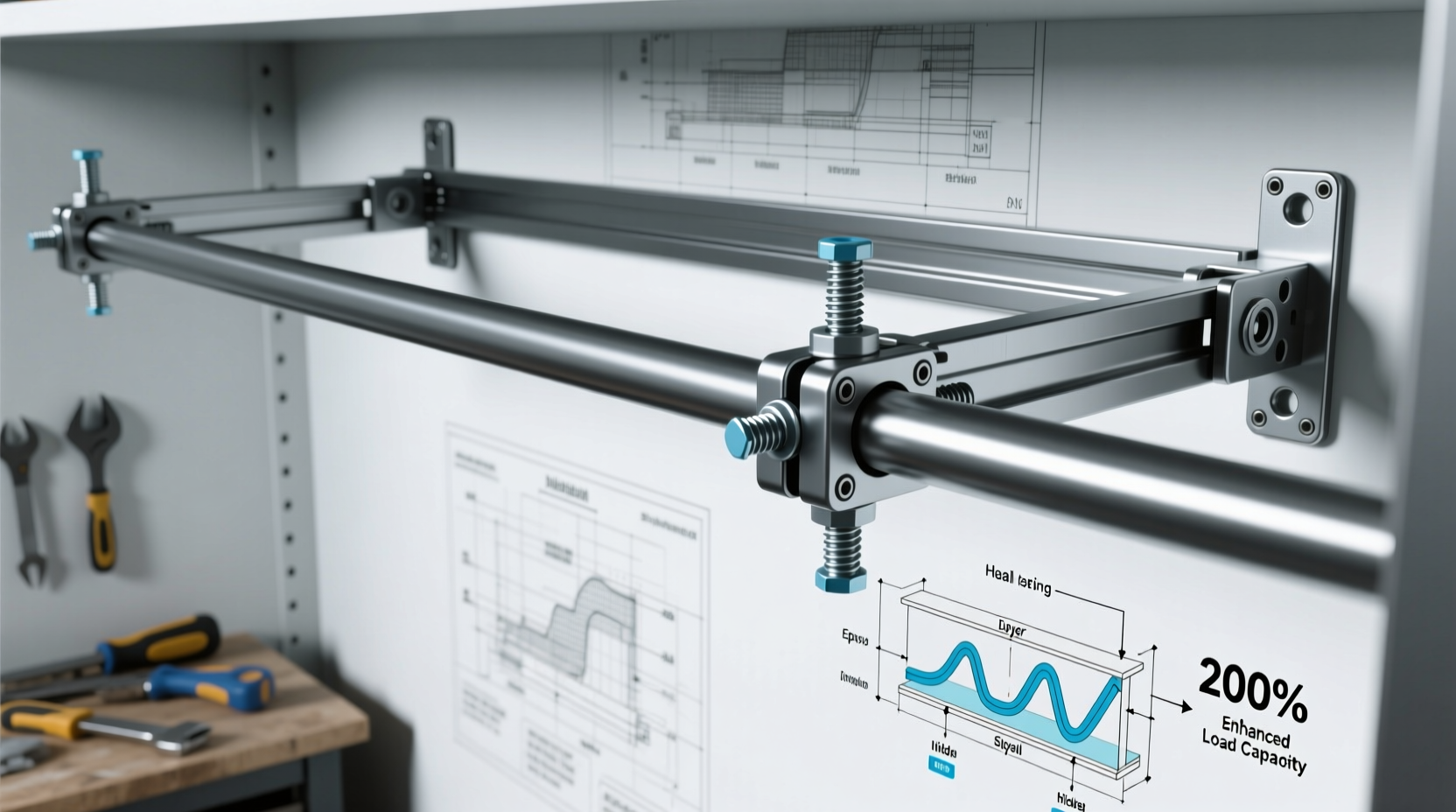 fix sagging closet rods permanently