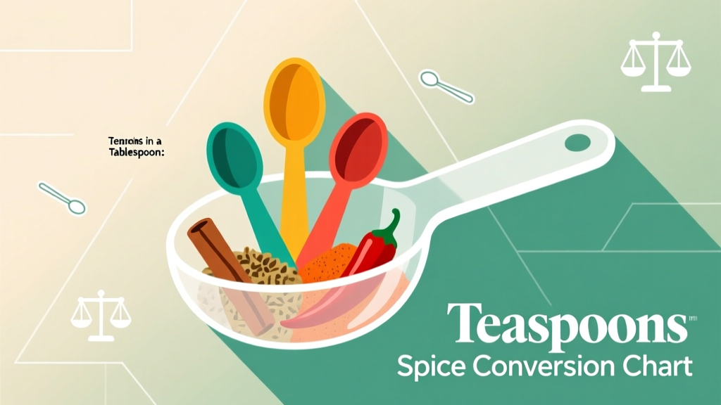 Teaspoons in a Tablespoon: Spice Conversion Chart
