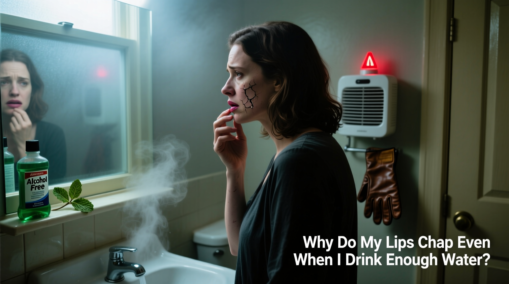 why do my lips chap even when i drink enough water hidden triggers