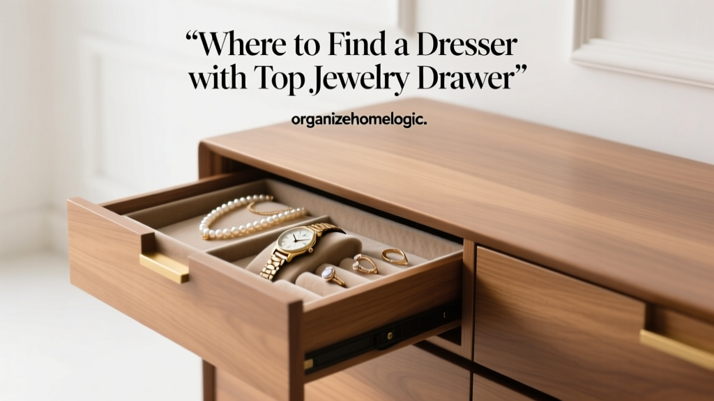 Where to Find a Dresser with Top Jewelry Drawer