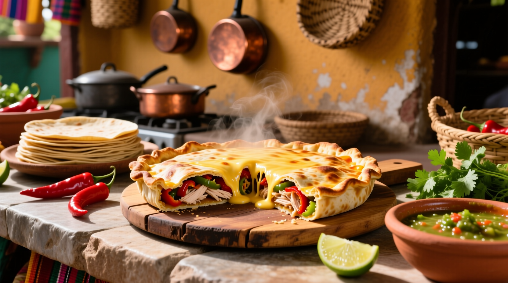 tortilla pie