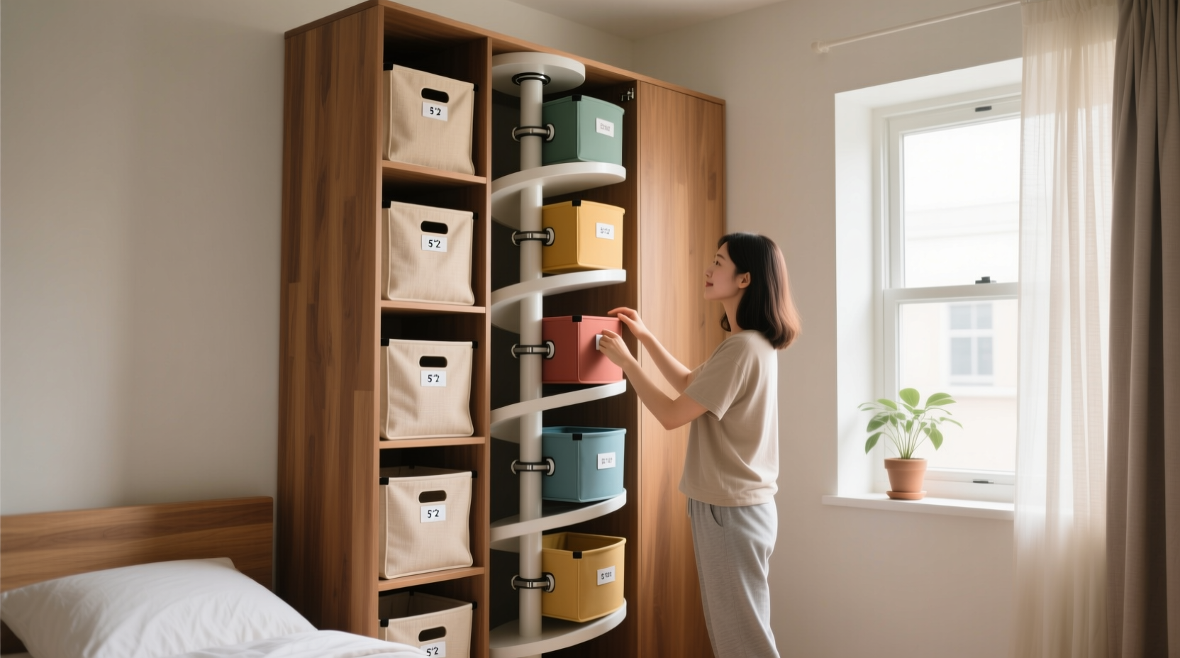 rotating closet carousel worth it petite wardrobe truths