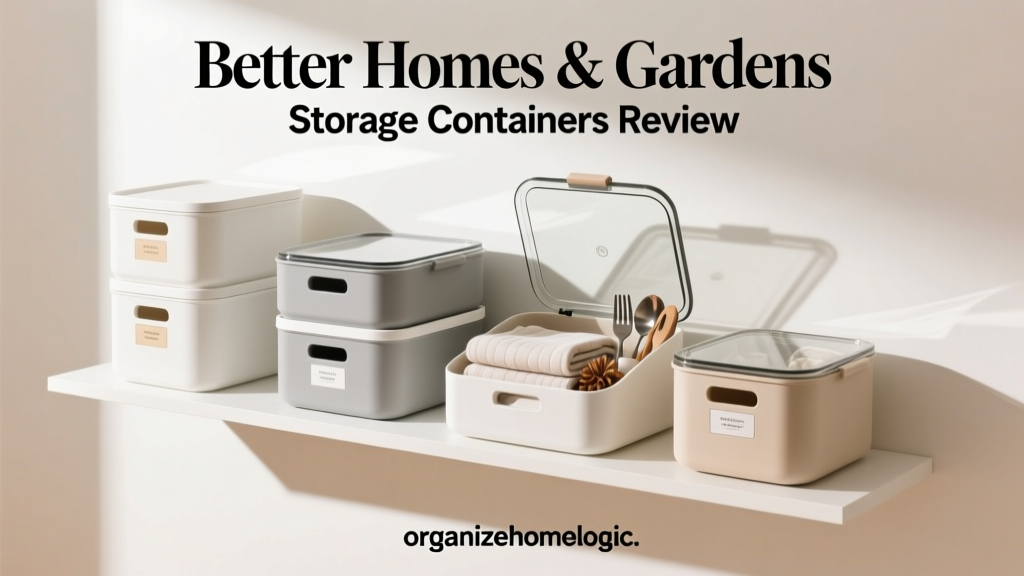 Better Homes & Gardens Storage Containers Review