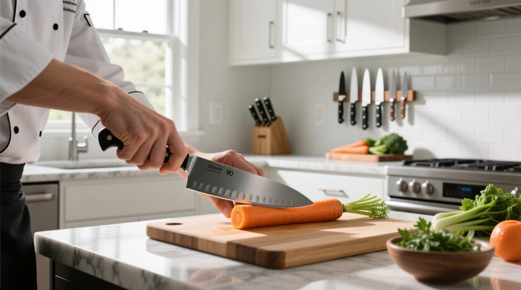 increase kitchen efficiency by learning basic knife han