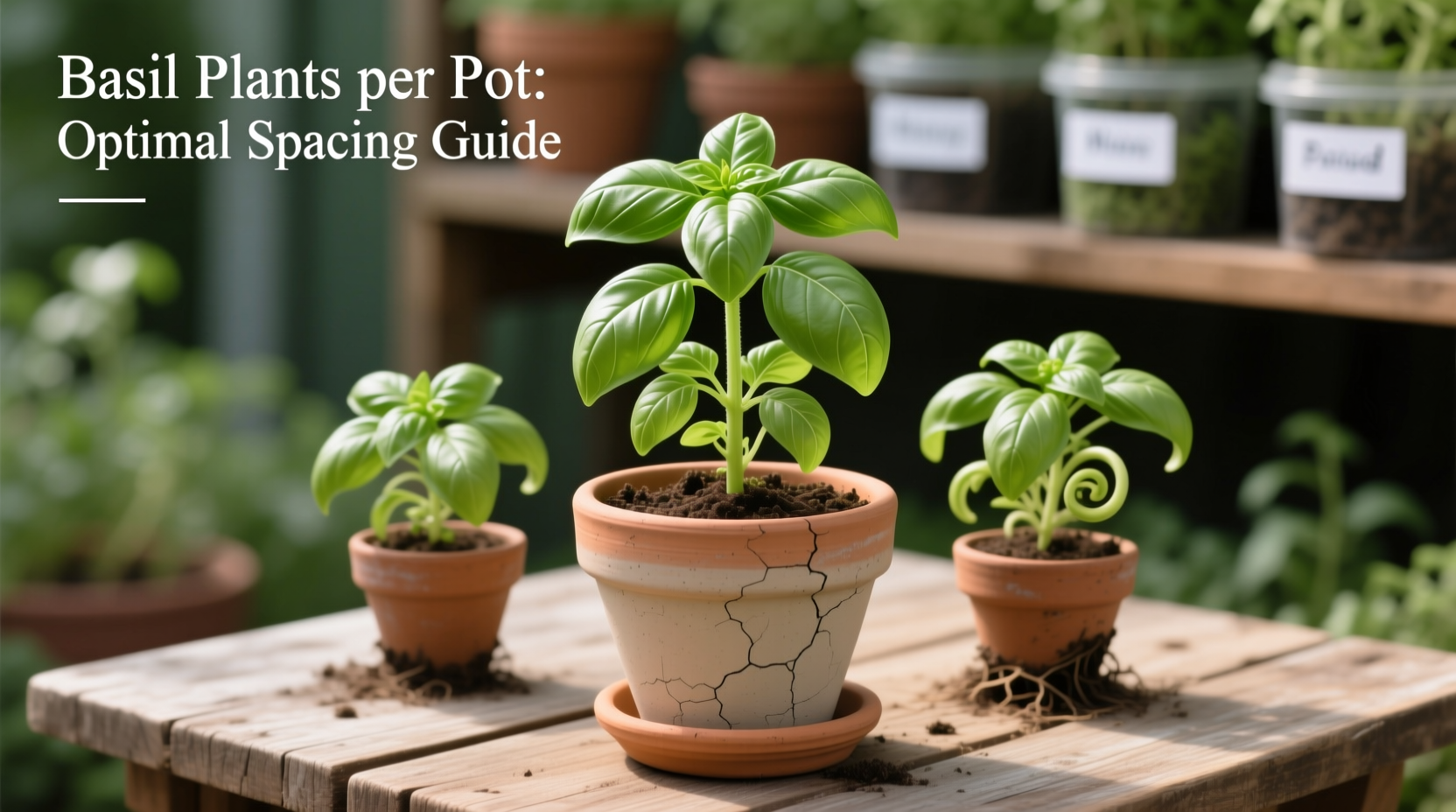 Space Your Basil Right: 3-5 Per Pot | TheHomeSprouts