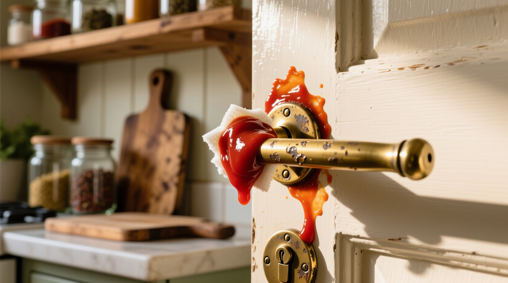 eco friendly cleaning tips clean brass handles with ketchup