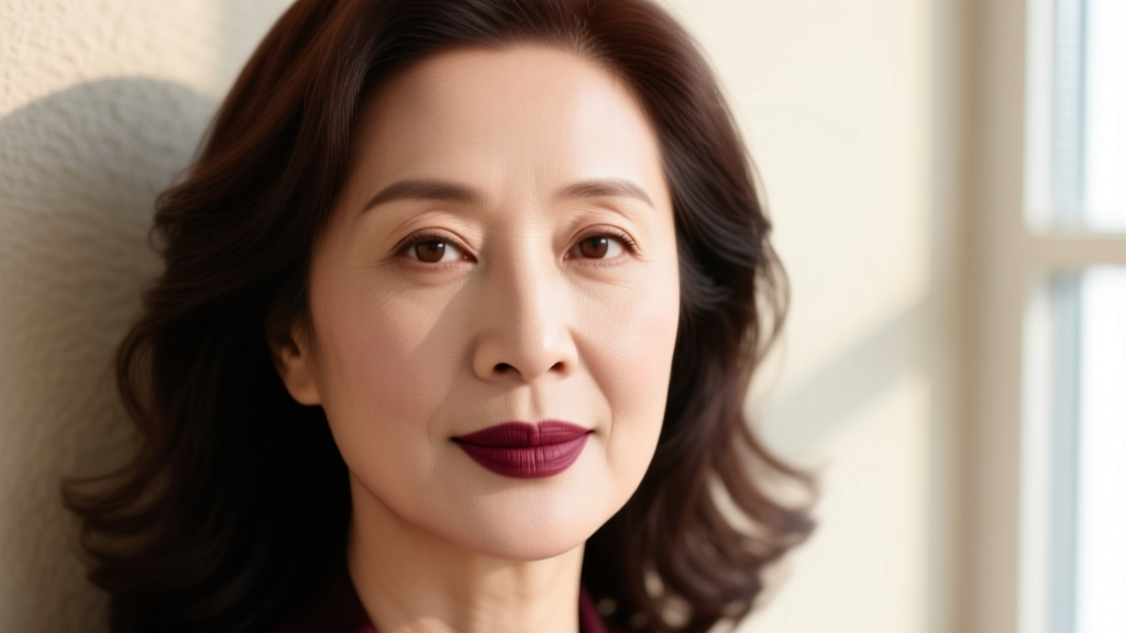 Close-up of a woman